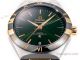 AAA Swiss Copy Omega Constellation 41 mm Super Clone 8900 Half Gold-Black-Green Watch (4)_th.jpg